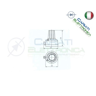 Manopola Knob per Potenziometro 3590s 3590 Precisione Micrometrica 10 GIRI