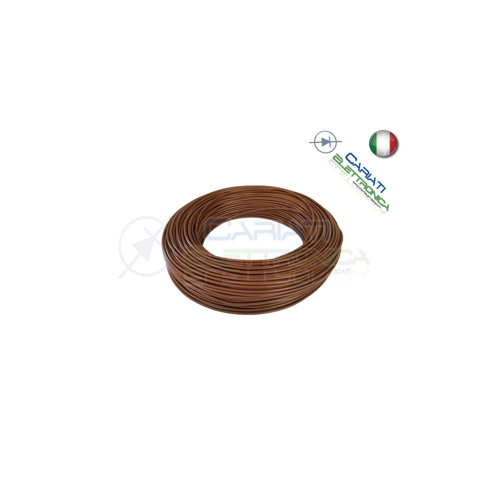CAVO UNIPOLARE MARRONE N07VK N07V-K 1,5MM FILO ELETTRICO IMPIANTI 5 METRI 5MBaldassari Cavi
