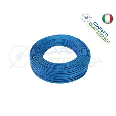 CAVO UNIPOLARE BLU N07VK N07V-K 2,5MM FILO ELETTRICO IMPIANTI 5 METRI 5MBaldassari Cavi