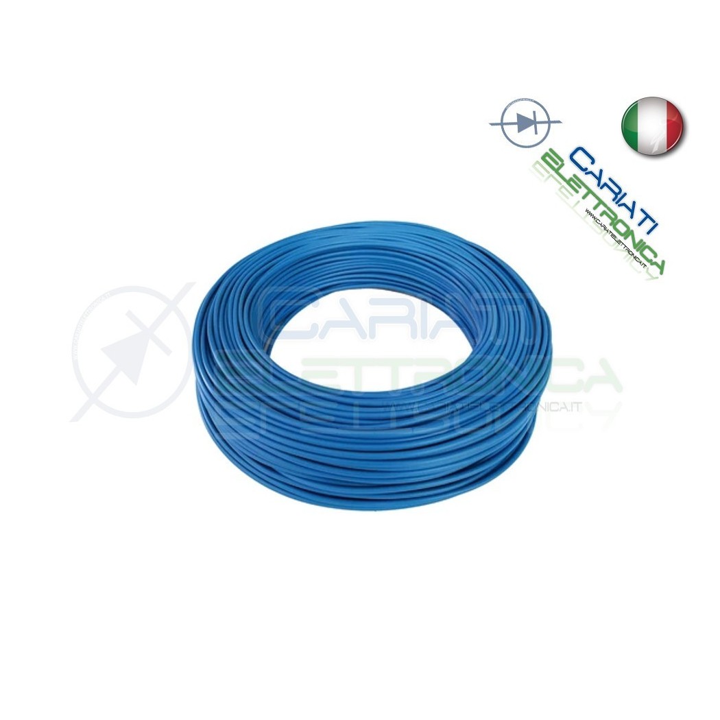 CAVO UNIPOLARE BLU N07VK N07V-K 2,5MM FILO ELETTRICO IMPIANTI 5 METRI 5MBaldassari Cavi