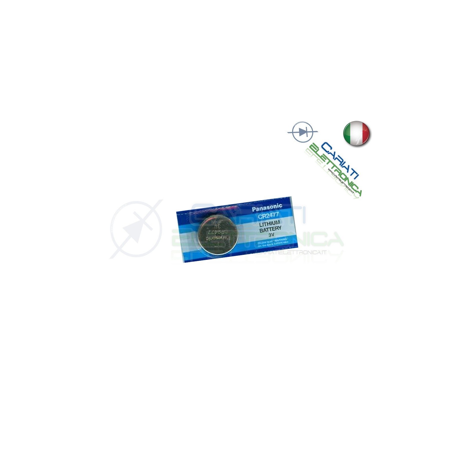BATTERIA PANASONIC CR2477 CR2477 3V LITIO 1000 mAhPanasonic