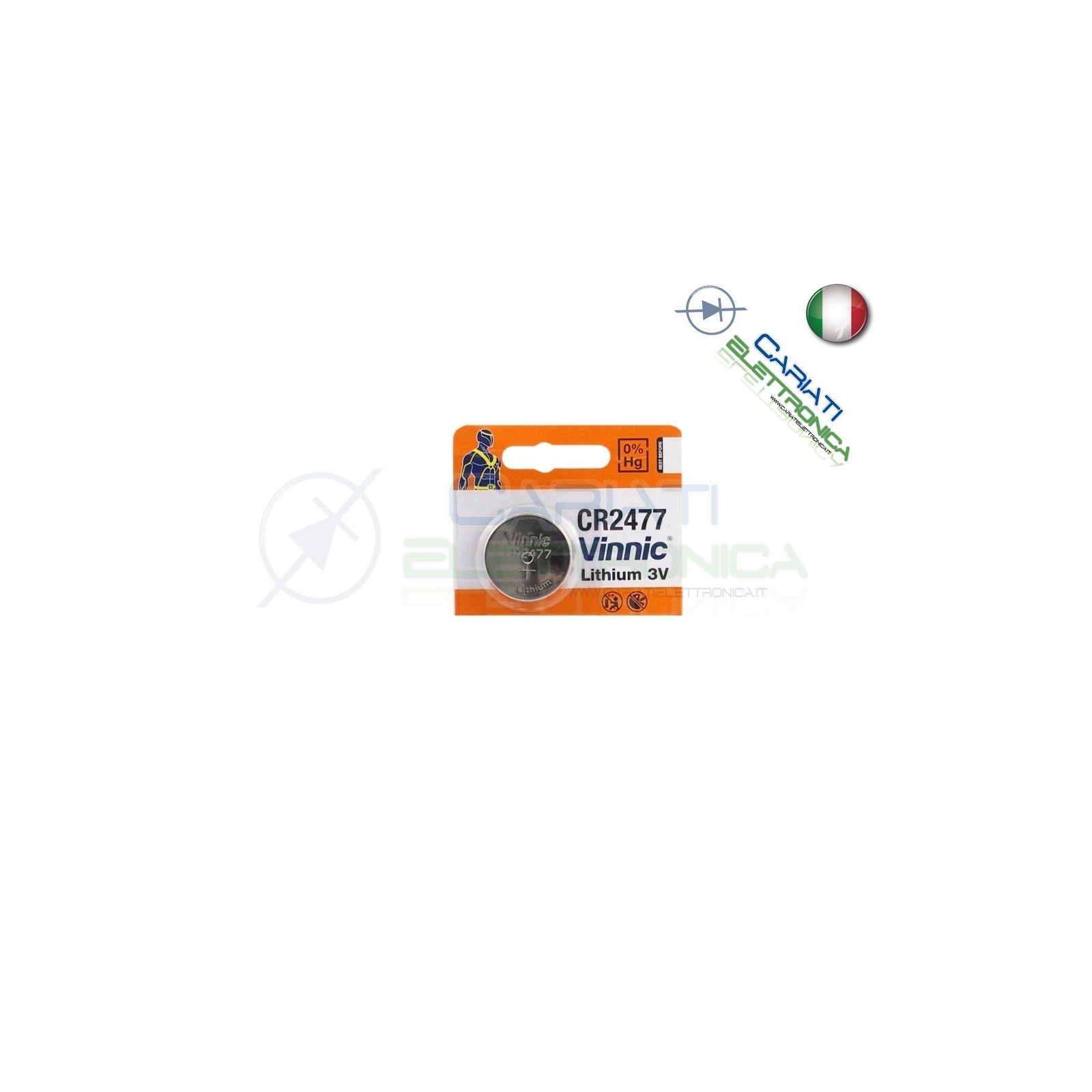 BATTERIA VINNIC CR2477 CR2477 3V LITIOVinnic