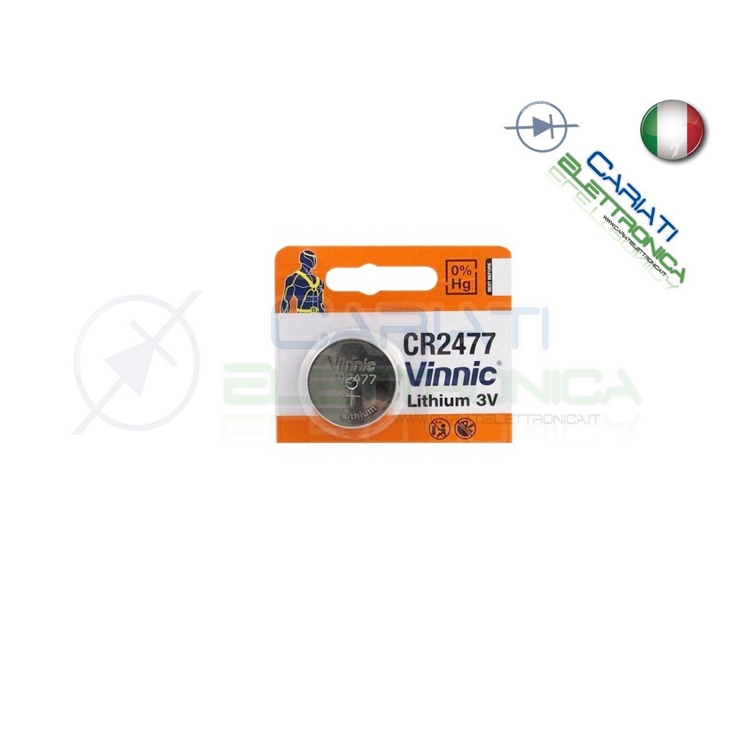 BATTERIA VINNIC CR2477 CR2477 3V LITIOVinnic
