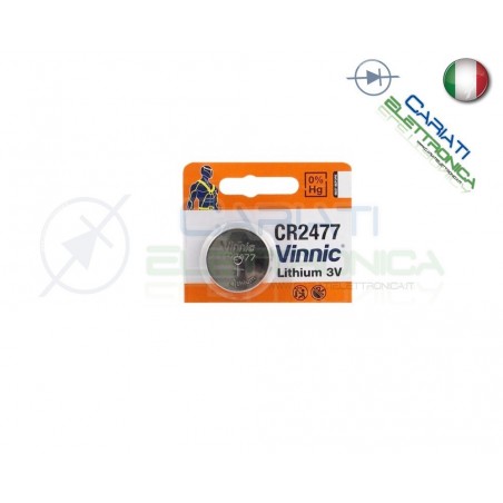 BATTERIA VINNIC CR2477 CR2477 3V LITIOVinnic