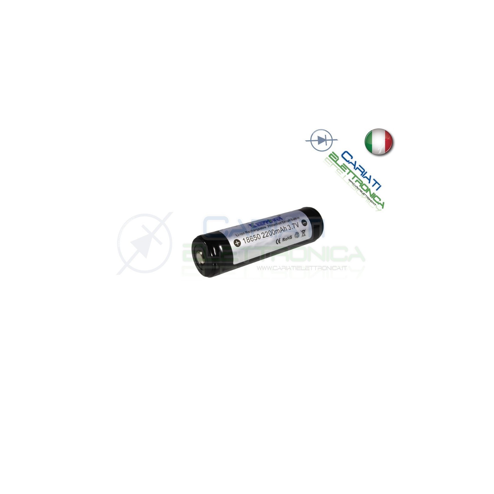 BATTERIA KEEPPOWER 18650 3.7 Volt 2200 mAhKeepPower