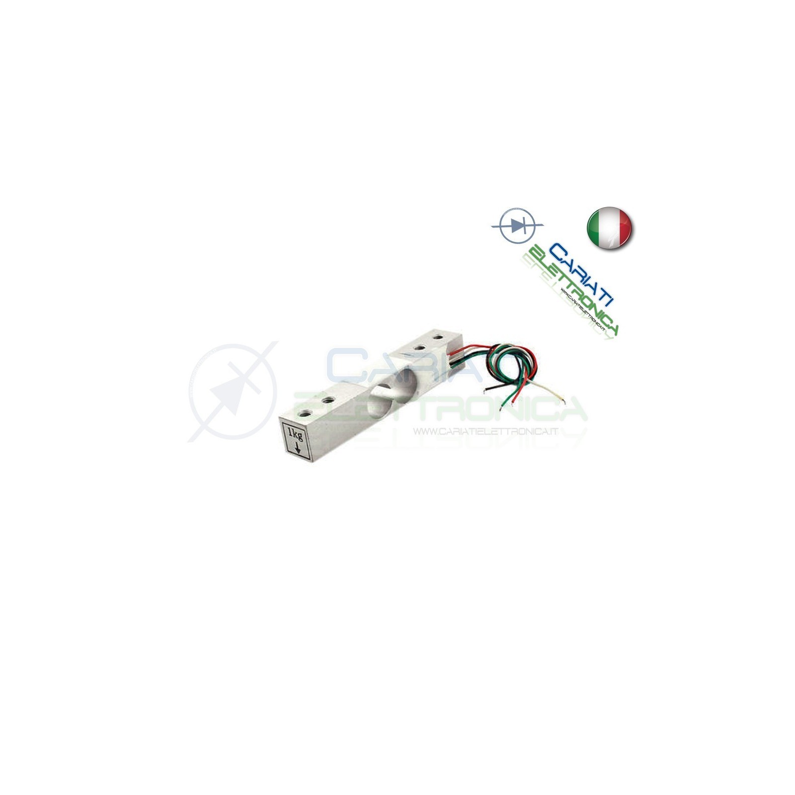 Cella di carico 1Kg bilancia sensore peso arduino pic