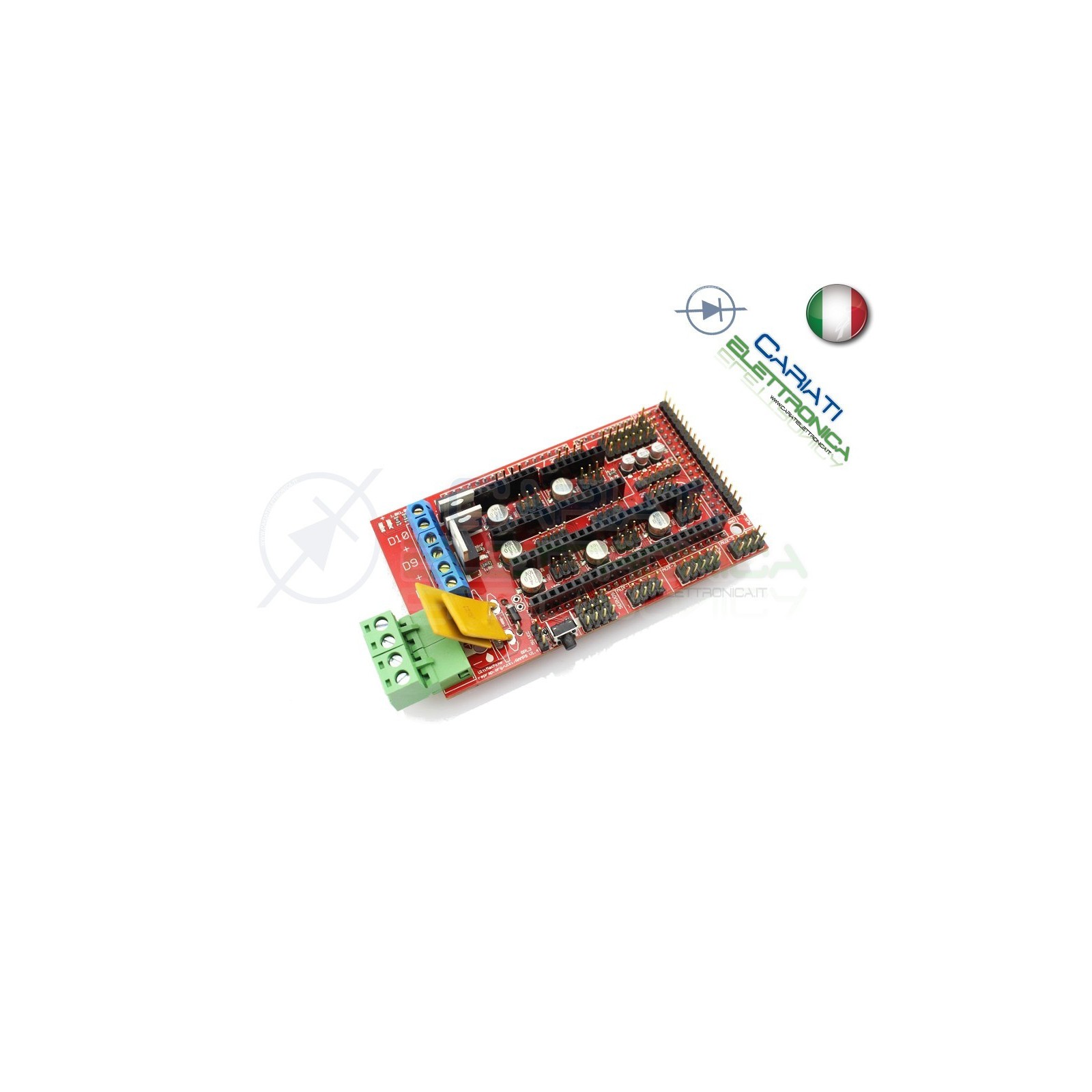 Controller RAMPS 1.4 Reprap Mendel Prusa stampante 3D printer ArduinoGenerico