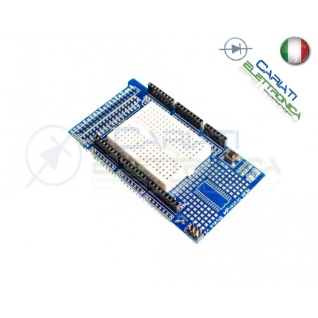 Scheda compatibile per ARDUINO MEGA 2560 proto shield V3 basetta millefori PCBGenerico