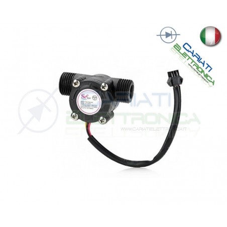 YF-S201 Sensore di flusso per acqua liquidi a effetto Hall arduino pic