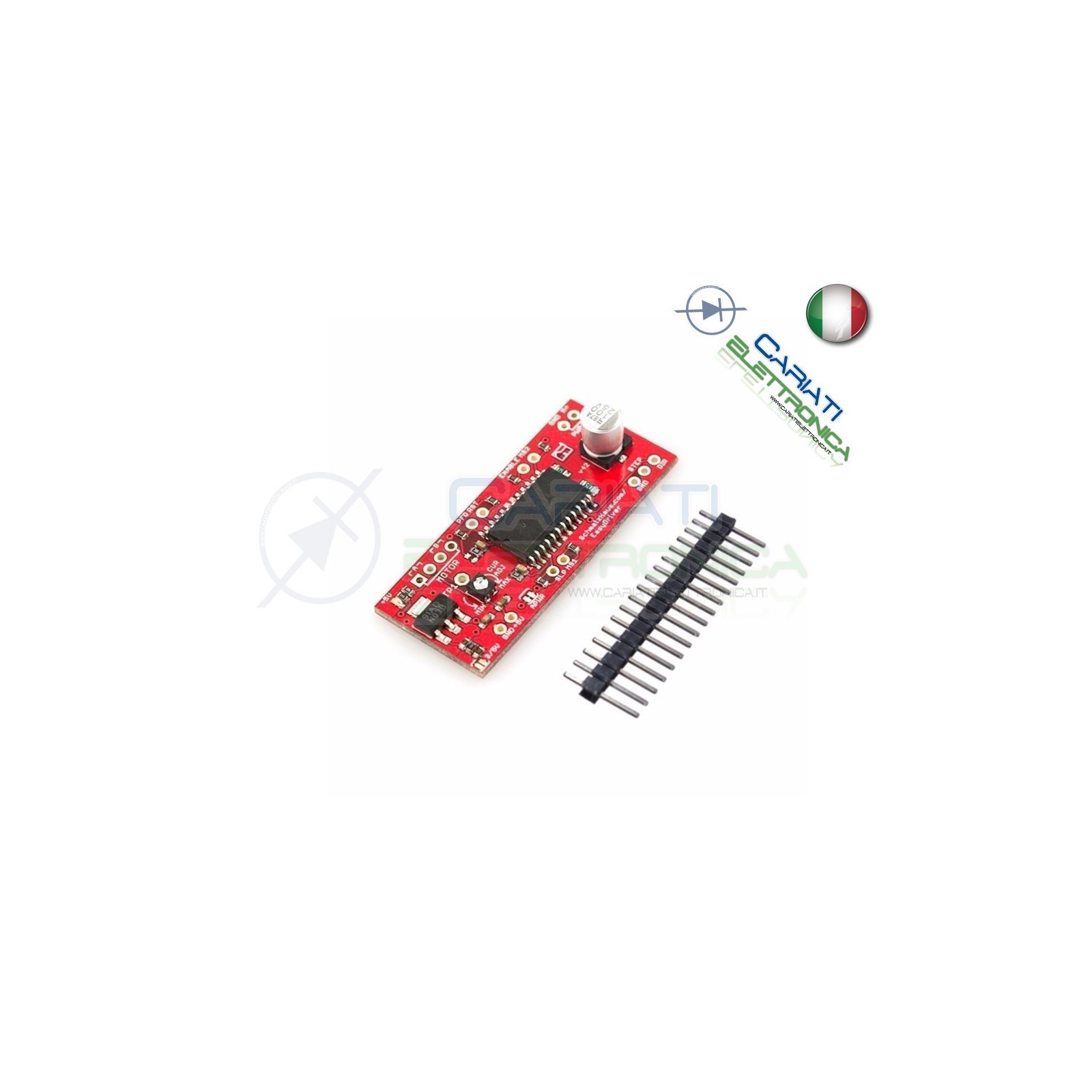 Modulo scheda driver azionamento motori passo passo A3967 stepper motor arduino