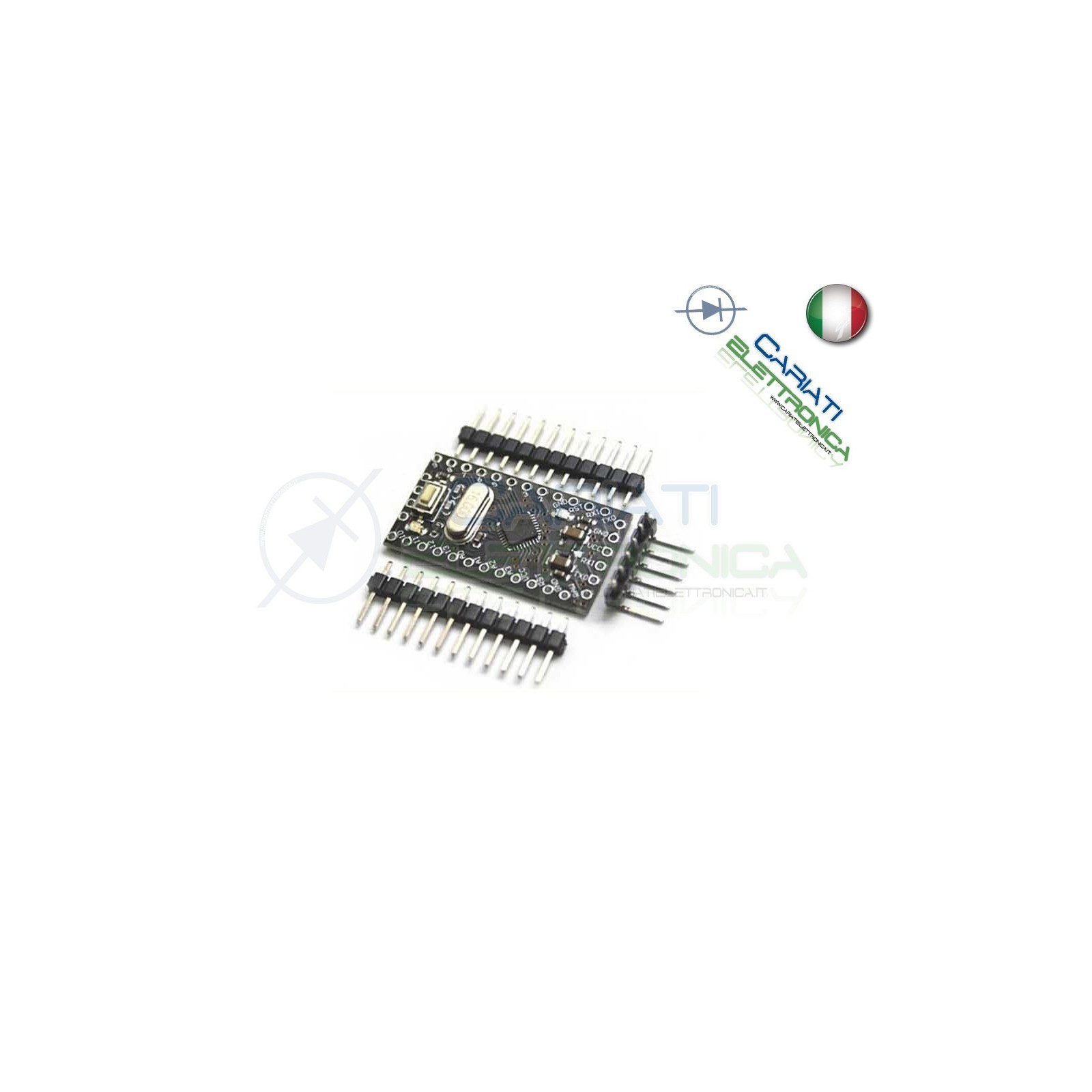 Scheda compatibile Arduino Pro Mini 3.3V 16Mhz Atmega168Generico