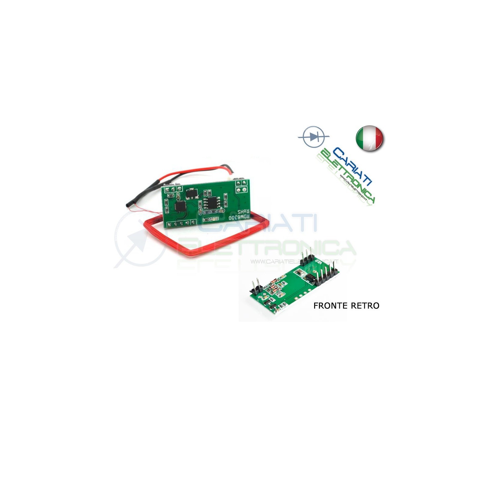 125KHZ EM4100 RFID Card Read Modulo Scheda Bordo RDM6300 UART Arduino