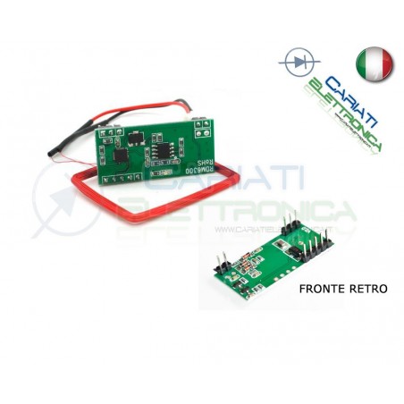 125KHZ EM4100 RFID Card Read Modulo Scheda Bordo RDM6300 UART Arduino