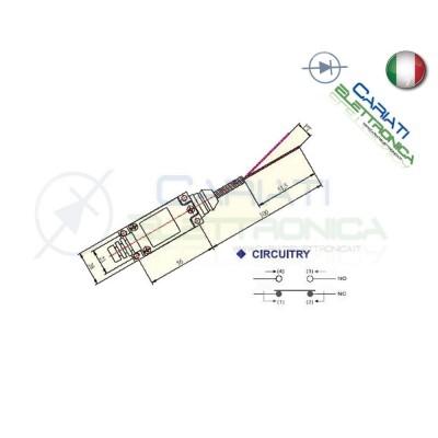 Limit switch ME-8169 Limitswitch contact Ac 250V 5AGenerico