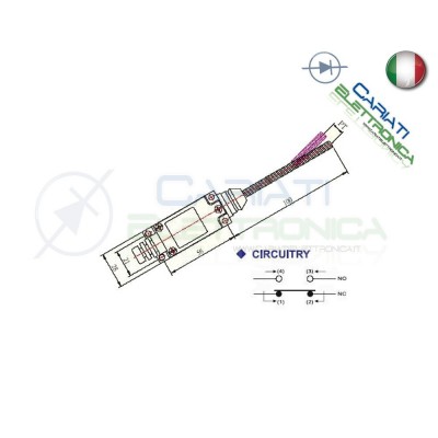 MICRO INTERRUTTORE FINE CORSA ME-9101 Limit Switch AC 250V 5AGenerico