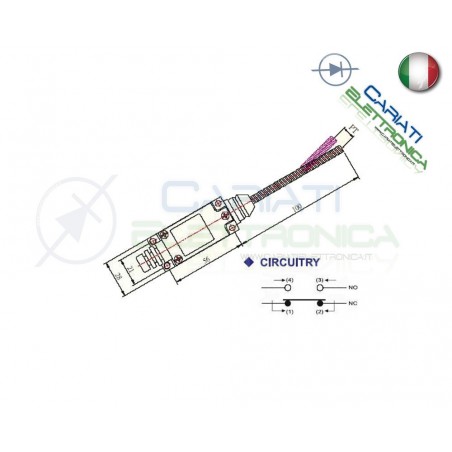 MICRO INTERRUTTORE FINE CORSA ME-9101 Limit Switch AC 250V 5AGenerico