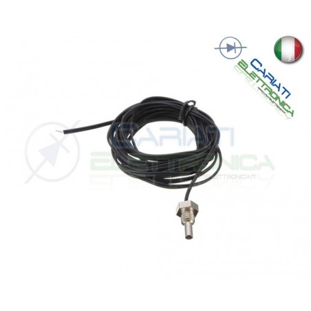 TERMISTORE SONDA WATERPROOF NTC 10K 3950 2 metri M8 sensor thermistor