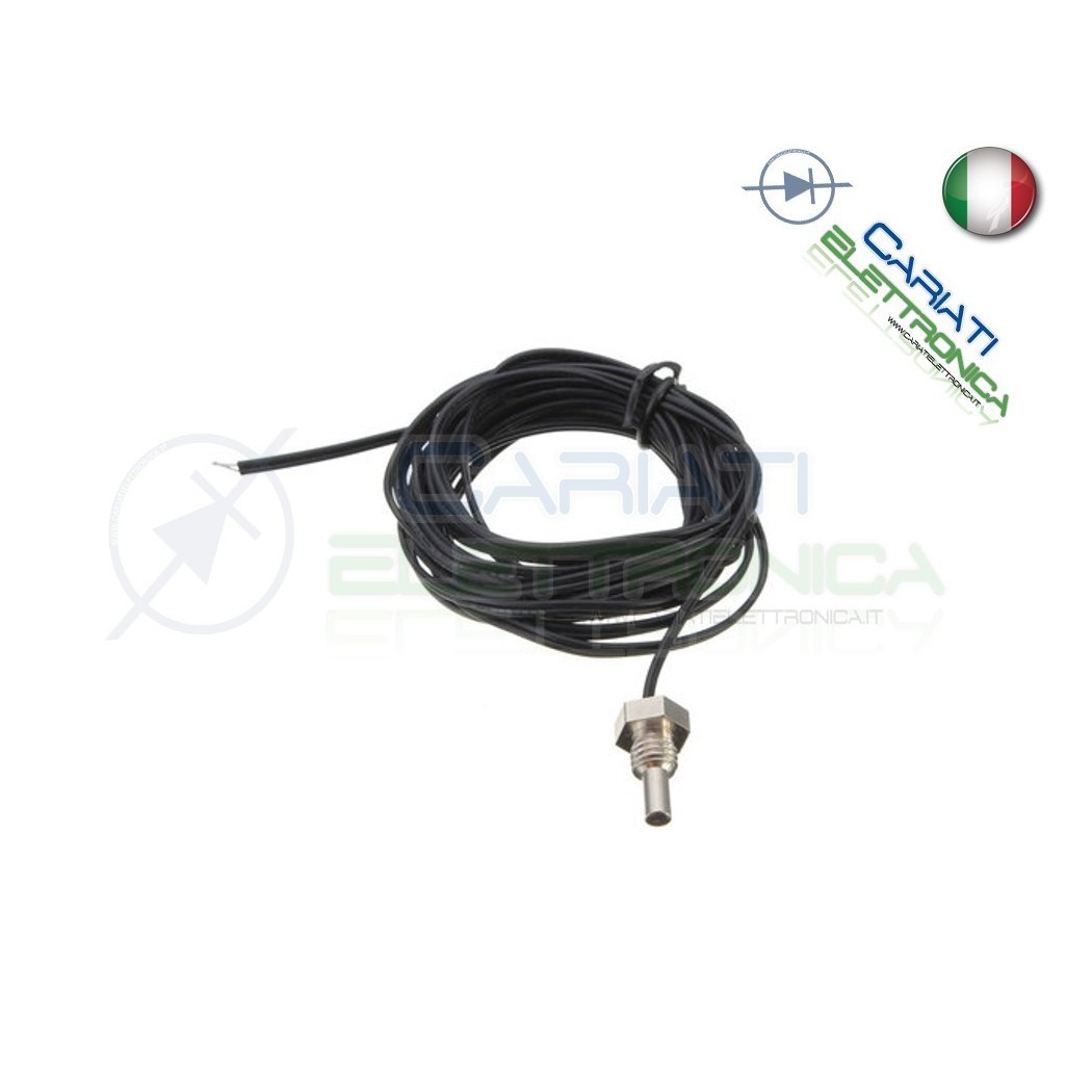 TERMISTORE SONDA WATERPROOF NTC 10K 3950 10 metri M8 sensor thermistor