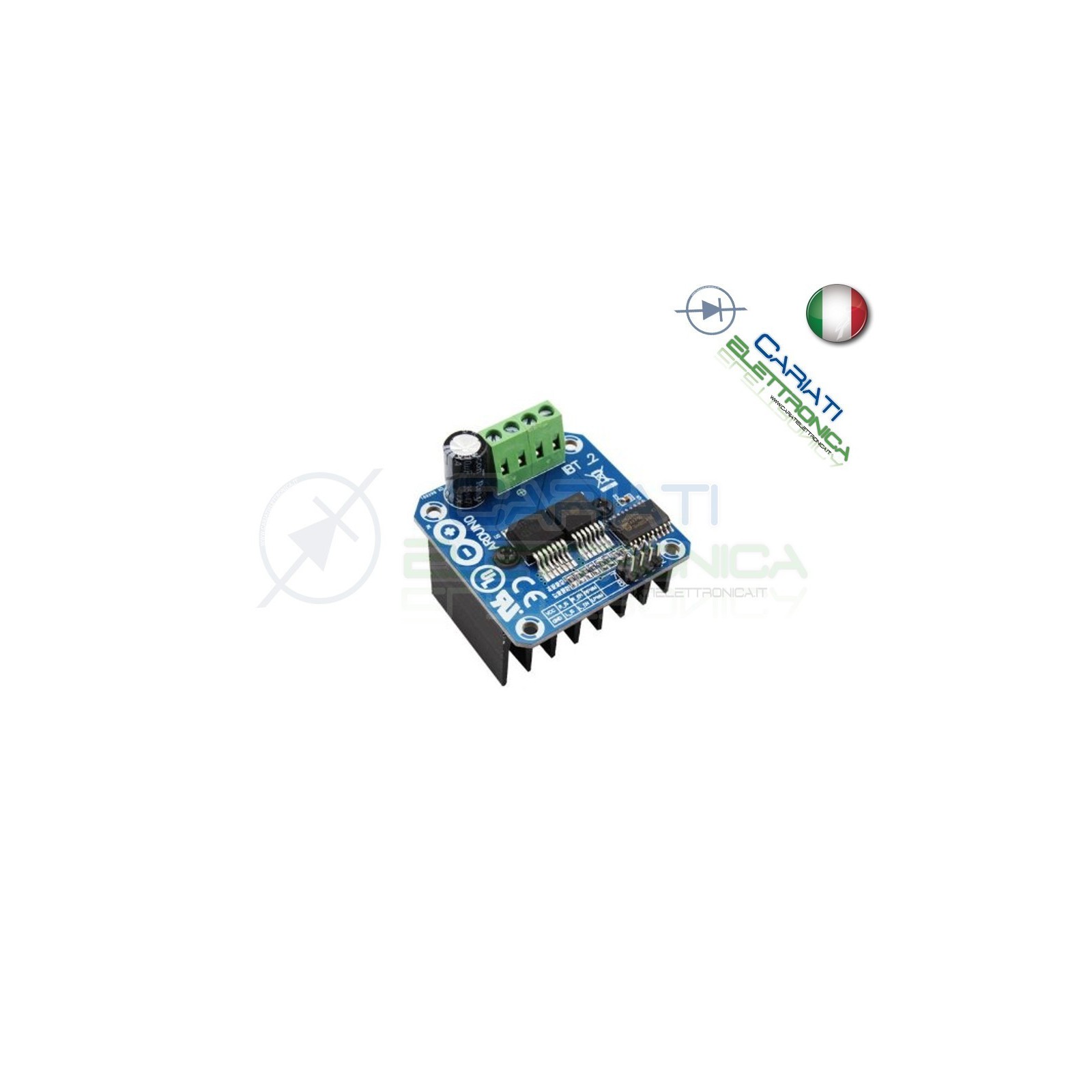 Driver Pwm BTS7960B 43A speed controller for motor DC arduinoGenerico