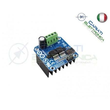 Driver Pwm BTS7960B 43A Regolatore di velocità giri per motori DC arduino Generico