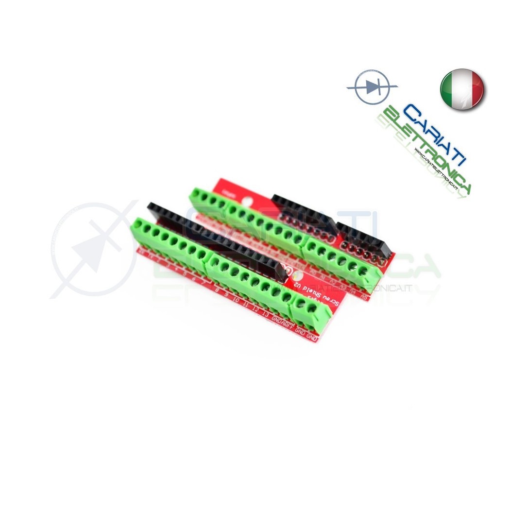 Screw shield per Arduino estensione adattatore morsettiera connettori