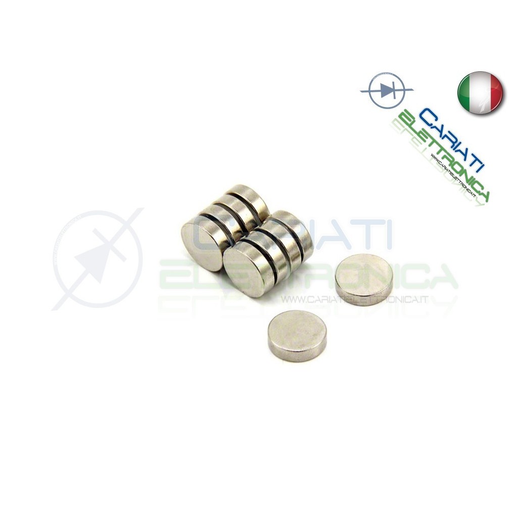100 Pezzi Calamita Magnete Neodimo 3mm 3x1 mm Potenti Fimo Ceramica Bomboniere Generico