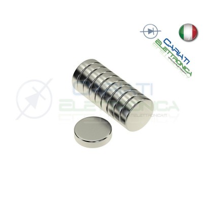 50 Pezzi CALAMITE MAGNETI NEODIMIO 8mm 8X2 mm POTENTI FIMO CERAMICA BOMBONIERE