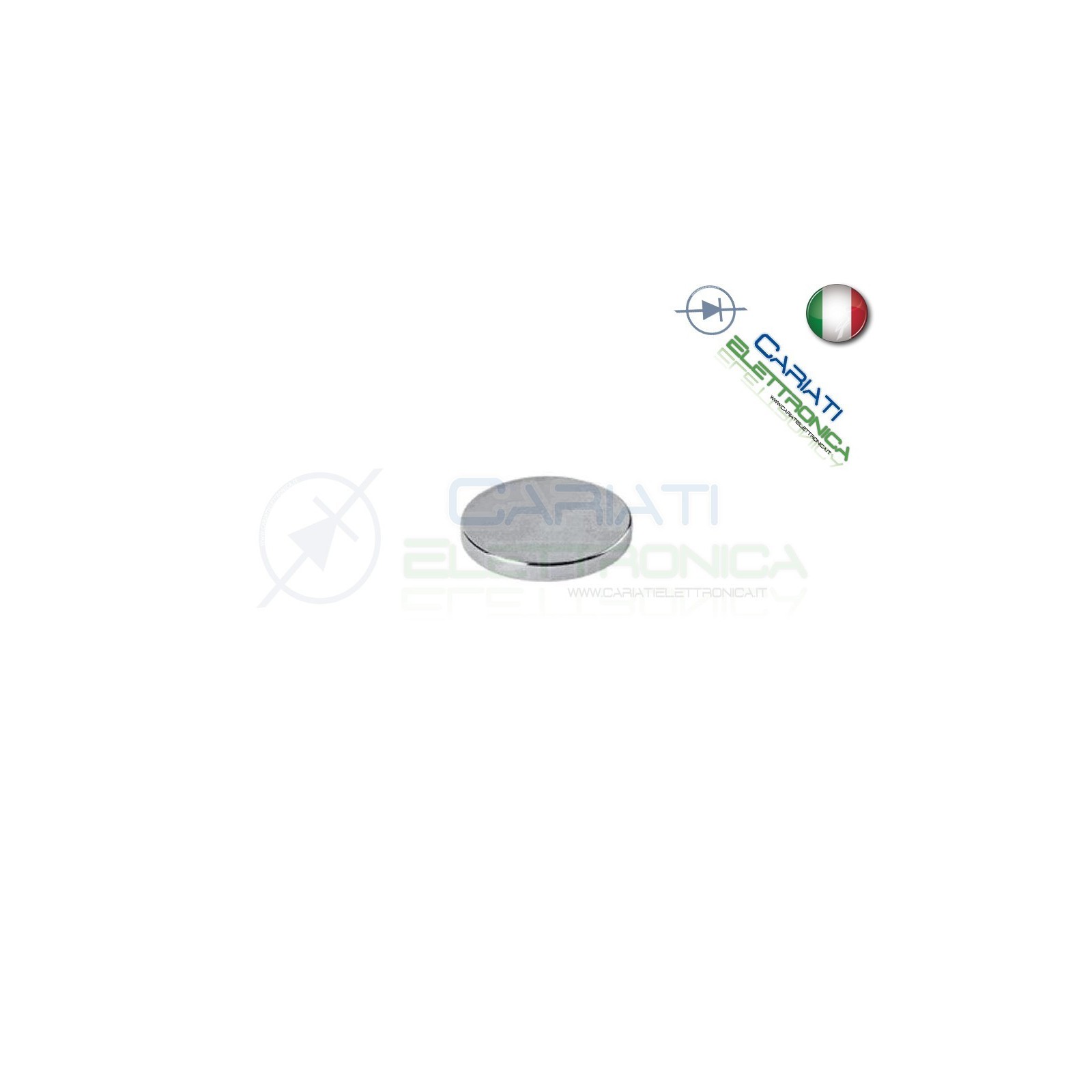 1 Pezzo CALAMITA MAGNETE NEODIMIO 20mm 20X3 mm POTENTE FIMO CERAMICA BOMBONIERE