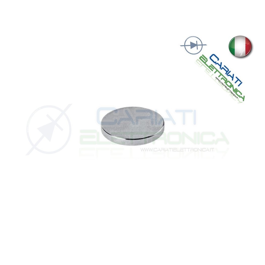 1 Pezzo CALAMITA MAGNETE NEODIMIO 20mm 20X3 mm POTENTE FIMO CERAMICA BOMBONIERE