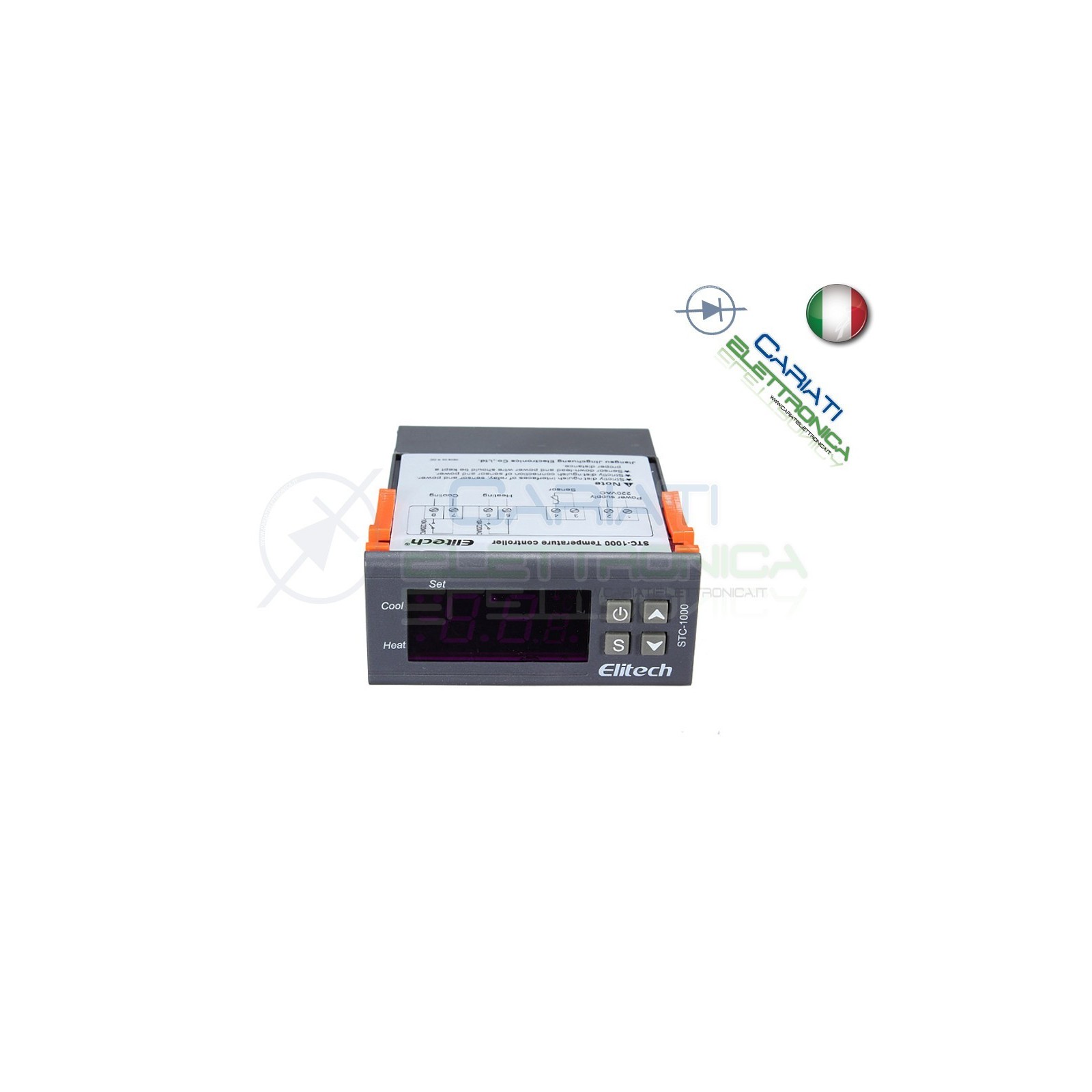 TERMOSTATO Regolatore Controllore di Temperatura Termoregolatore STC-1000 10A