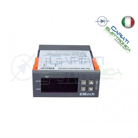 TERMOSTATO Regolatore Controllore di Temperatura Termoregolatore STC-1000 10A