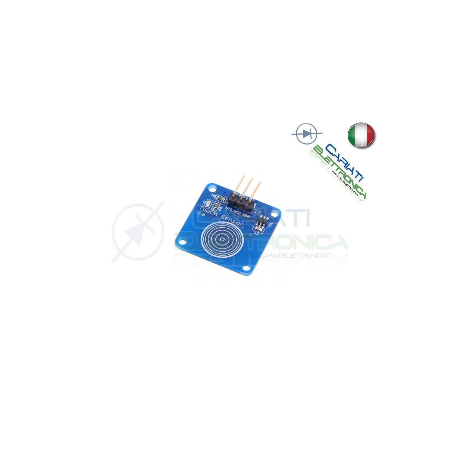 PULSANTE SENSORE TOUCH CAPACITIVO TTP223B DIGITALETOUCH SWITCH