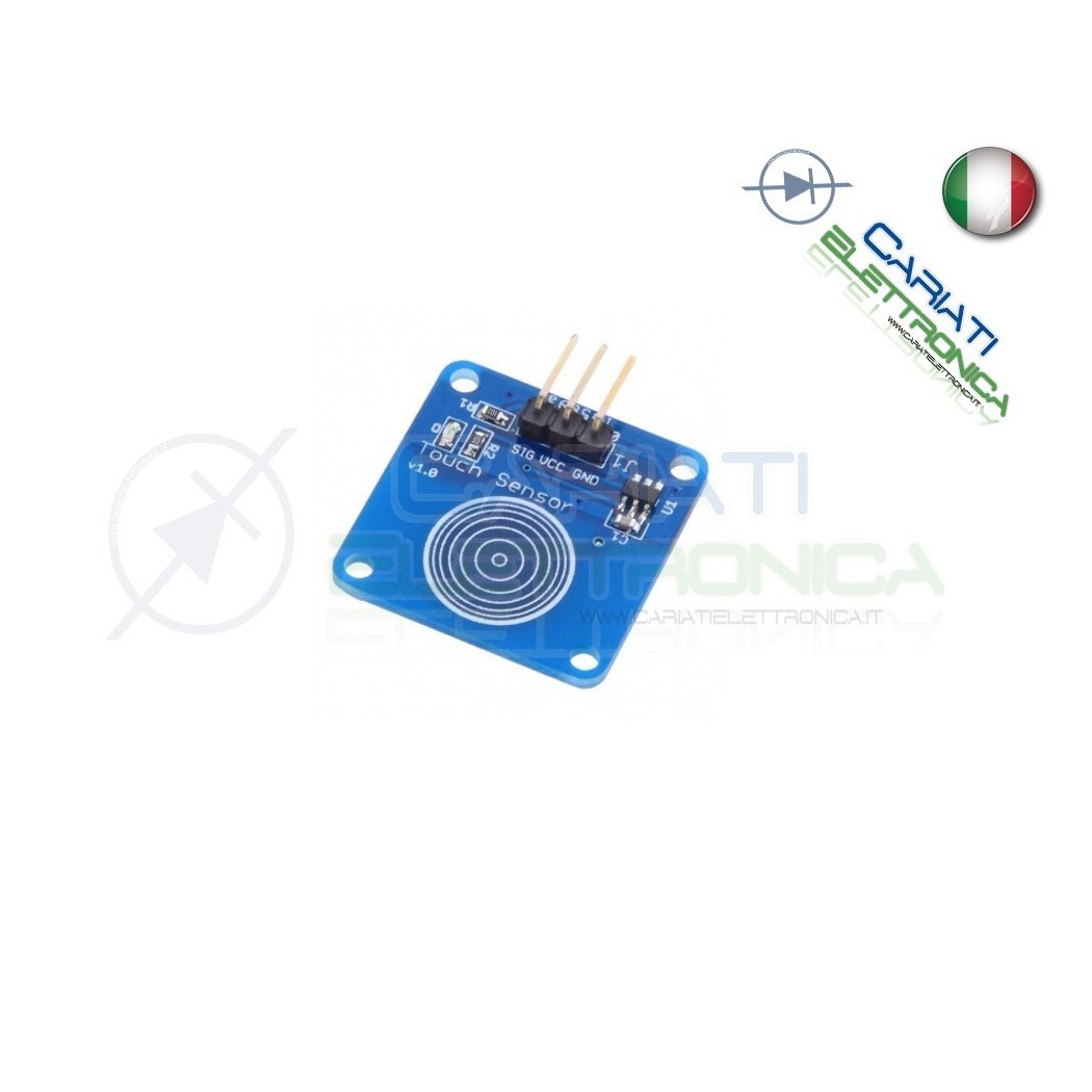 PULSANTE SENSORE TOUCH CAPACITIVO TTP223B DIGITALETOUCH SWITCH
