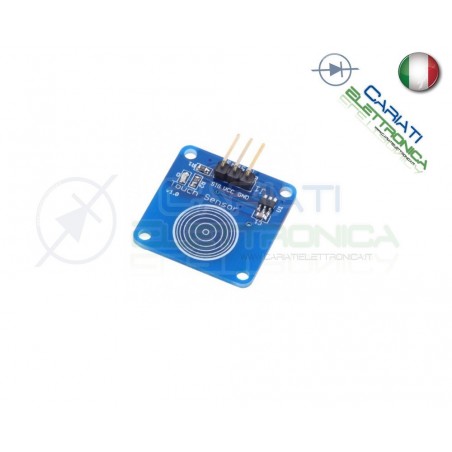 PULSANTE SENSORE TOUCH CAPACITIVO TTP223B DIGITALETOUCH SWITCH