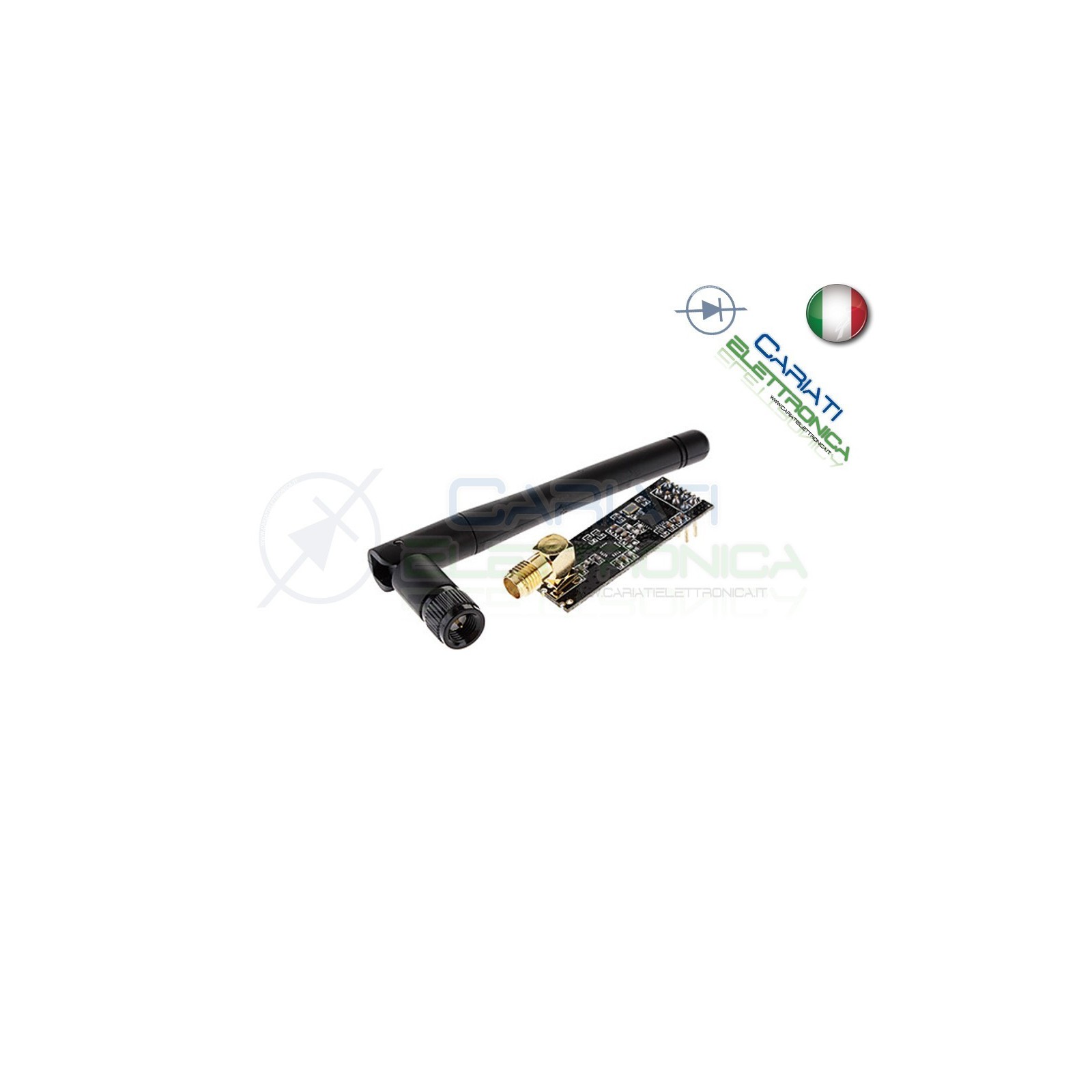 Modulo wireless 2.4 Ghz NRF24L01 PA LNA Trasmettitore Ricevitore arduino pic