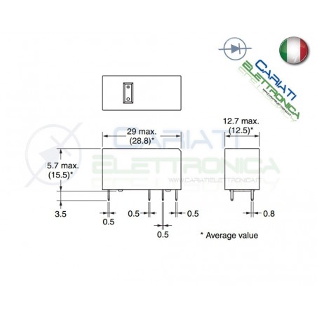 G2RL-1-E 12Vdc Relay Omron coil 12V G2RL1E 12V 16A 250V SpdtOmron