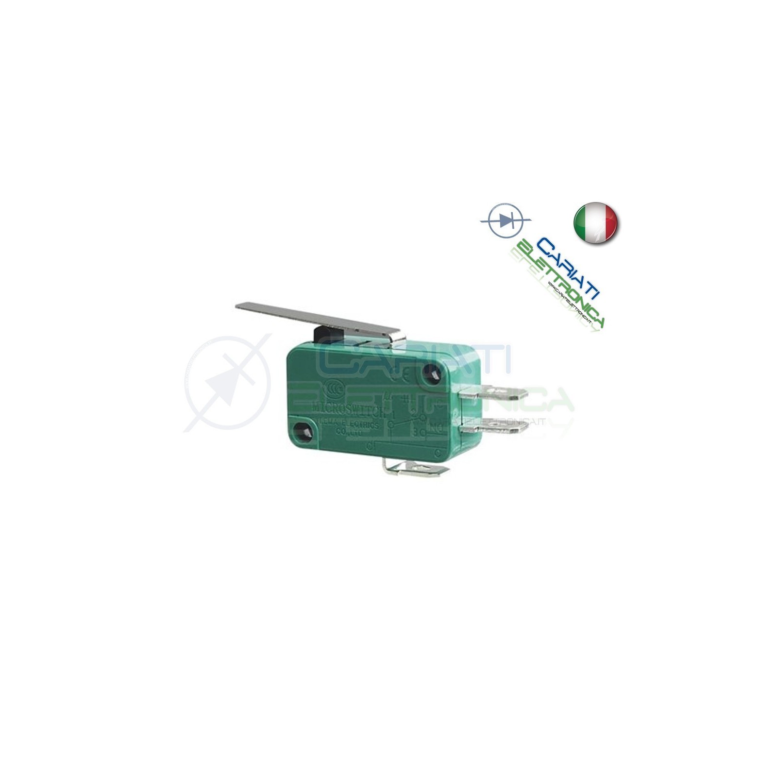 Microswitch Pulsante Fine Corsa Micro Switch a Leva 16A 250Vac