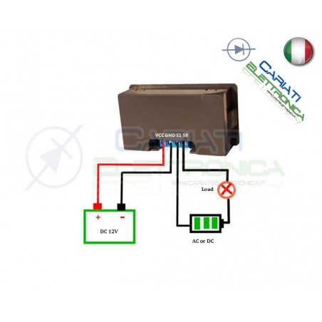 DISPLAY DA PANNELLO MODULO TEMPORIZZATORE TIMER 12V 6 FUNZIONI RELE' RELAYGenerico