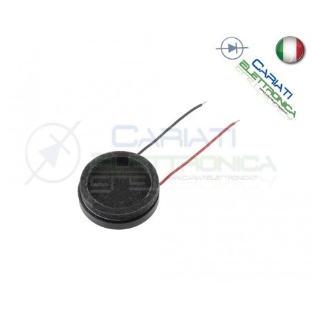 Altoparlante speaker cassa in mylar 0.5W 8Ω 100÷20000Hz 15mm