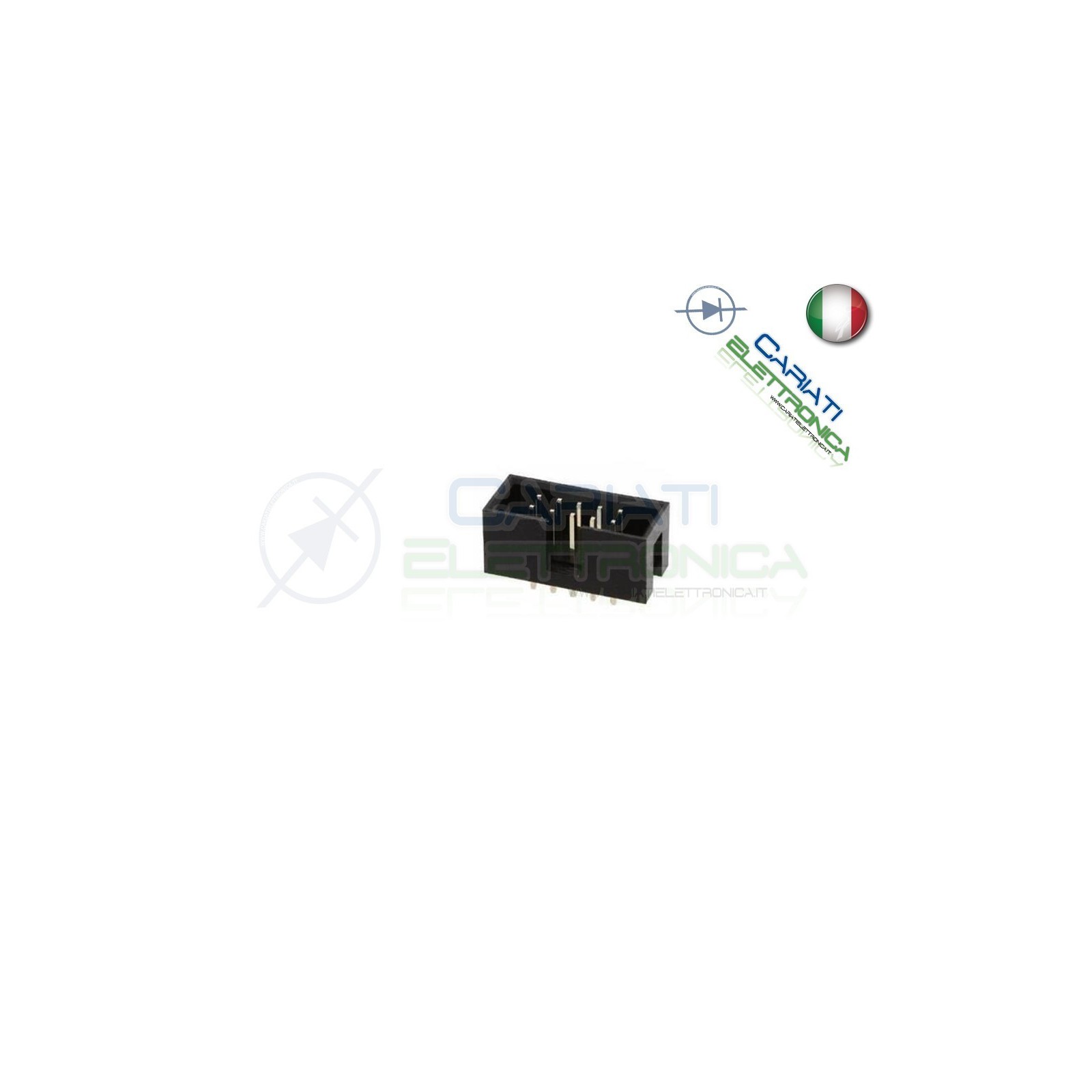 2 PEZZI CONNETTORE IDC MASCHIO 14 POLI PER CAVO PIATTO FLAT CABLE