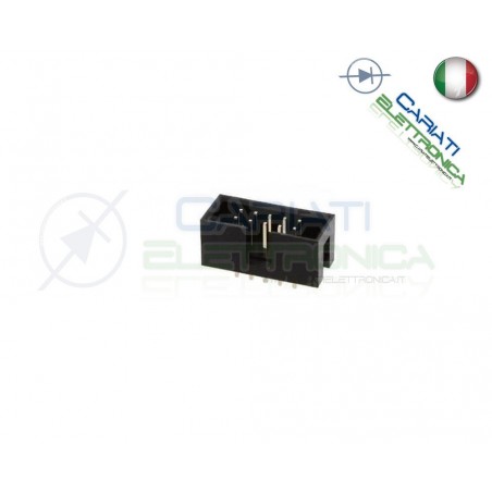 2 PEZZI CONNETTORE IDC MASCHIO 14 POLI PER CAVO PIATTO FLAT CABLE