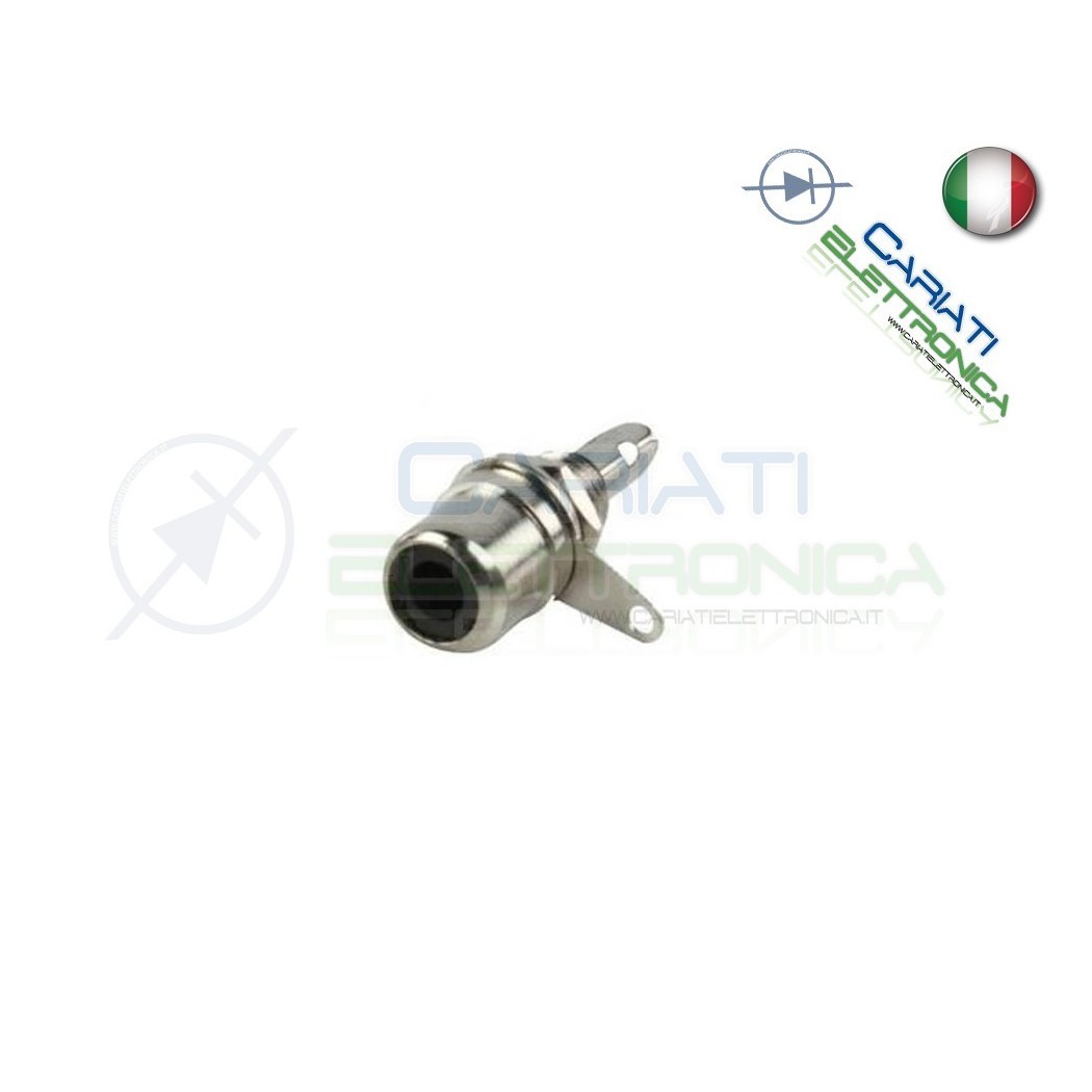 2 PEZZI Connettore presa RCA da pannello nera Generico