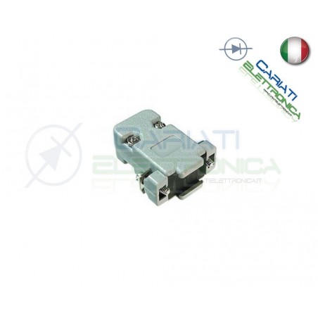 Cover per connettore D-Sub 9 poli in plastica con vite
