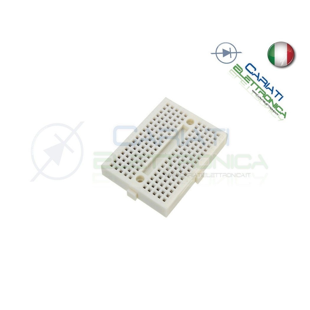 BASETTA MILLEFORI PIASTRA SPERIMENTALE BREADBOARD BREAD BOARD 170 PUNTI