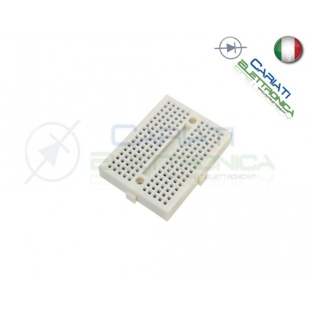 BASETTA MILLEFORI PIASTRA SPERIMENTALE BREADBOARD BREAD BOARD 170 PUNTI