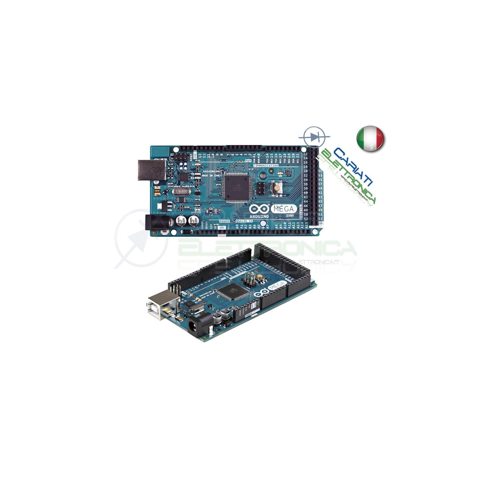 ARDUINO MEGA 2560 ORIGINALE microcontrollore ATmega2560Arduino