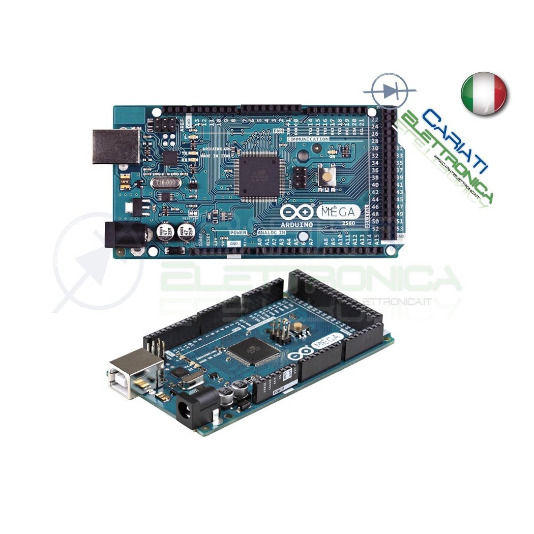 ARDUINO MEGA 2560 ORIGINALE microcontrollore ATmega2560 Arduino