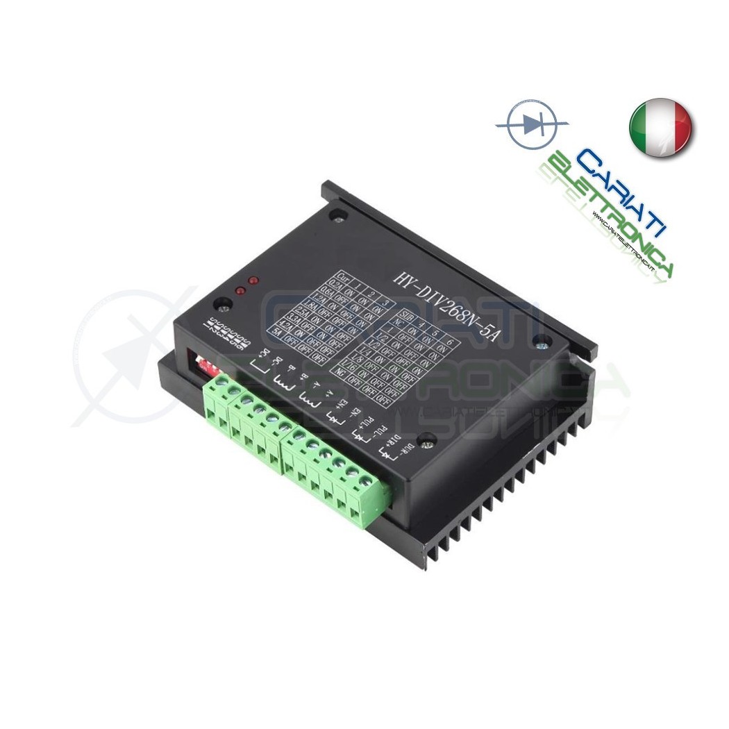 Azionamento YS-DIV268N-5A Stepper Scheda Driver Controller TB6600 5A CNC Motore Nema 17 23