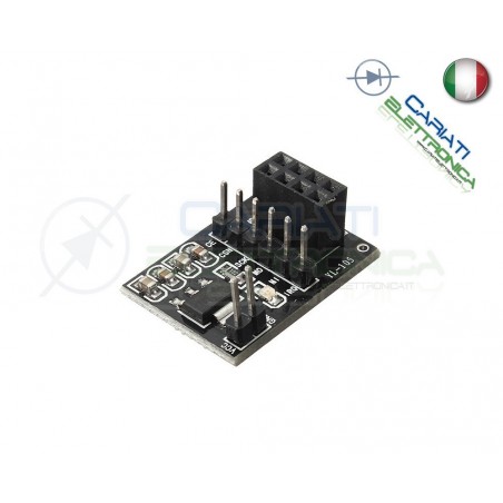 Adattatore per modulo wireless NRF24L01+ 2,4Ghz - arduino