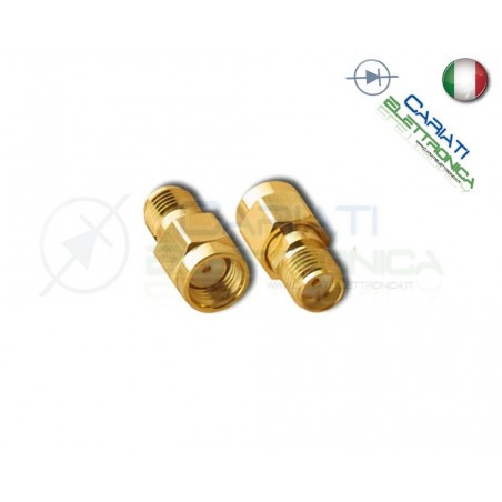 1 PEZZO Connettore Adattatore da SMA Femmina RP SMA Maschio RF WiFi Router Generico